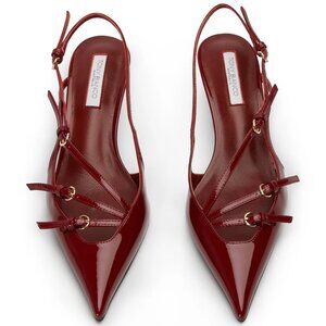 Tony Bianco koko bordeaux patent heels NWT